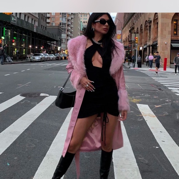 Princess Polly Penny Lane Pink Coat - Picture 5 of 5